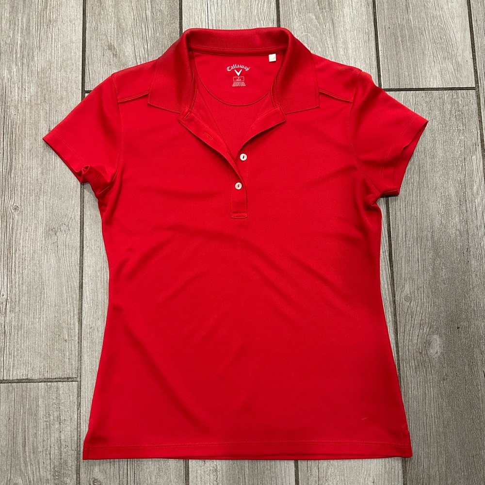 Callaway Women's Short Sleeve Opti-Dri™ Core Performance Golf Polo Shirt